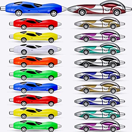 20 Pieces Car Pens Interesting Racing Car Pens Cool Pens and Pencils Fun Pens for Office Stationary Supplies