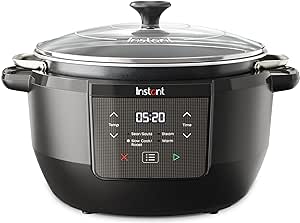 Instant Superior Cooker 7.5QT Slow Cooker and Multicooker, 4-in-1 Functions, Sears/Sauté, Slow Cooks/Roast, Steams and Warms, From The Makers of Instant Pot