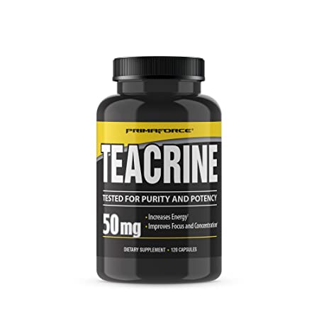 Primaforce Teacrine Capsules, 50 mg, 120-Count