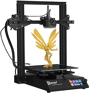 3D Printer, BIQU B1 FDM 3D Printers with 32-bit Silent Motherboard, Removable Build Surface Fully Open Source Design, Impresora 3D with Printing Spring Steel Plate 9.25X9.25X10.63in Printing Size