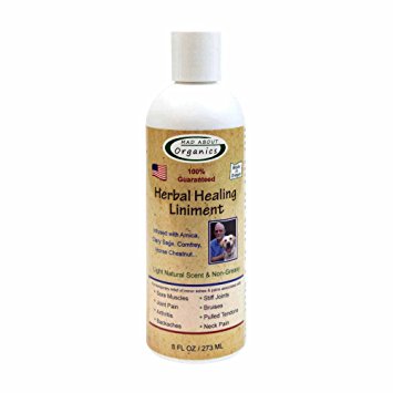 Mad About Organics All Natural Pain-Relieving Herbal Healing Liniment for all Pets