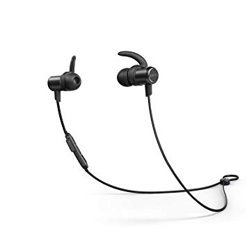 Bluetooth Headphones, Anker SoundBuds Slim Wireless Workout Headphones,10-Hour Playtime, Bluetooth 5.0, IPX7 Waterproof Magnetic Wireless Earbuds, Bluetooth Earbuds for Sports, Exercise, Running, Gym