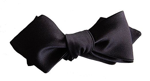 Knot Theory Classic Bow Tie in Black, White, Gold, Red, Purple Self Tie Butterfly, Diamond Point, Bat Wing