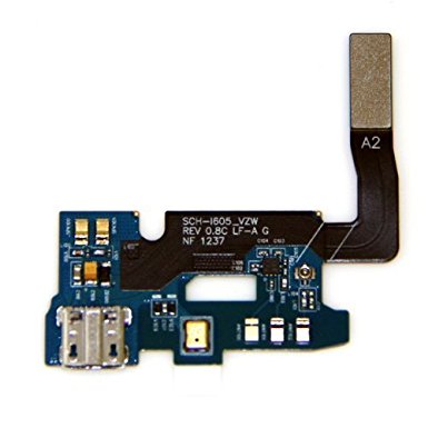 ePartSolution-Samsung Galaxy Note 2 II SCH-i605 Verizon Charger Port Dock Charging USB & Microphone Mic Flex Repair Part USA Seller