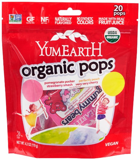 YumEarth Organic Lollipops, 4.2 Ounce ( Packaging May Vary )