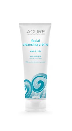 ACURE Facial Cleansing Creme - 4 oz - Argan Oil  Mint
