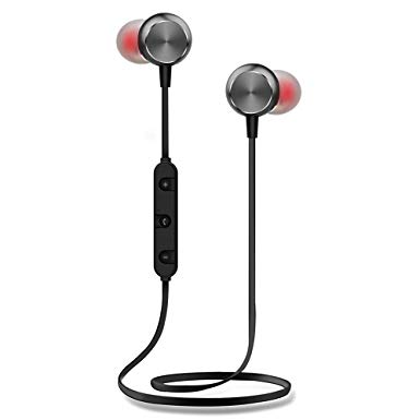 Wireless Bluetooth Headphones Stereo Bass in-Ear Magnetic Earbuds Sports Earphones Sound Noise Cancelling and Waterproof Headsets for Running,Cycling,Workout