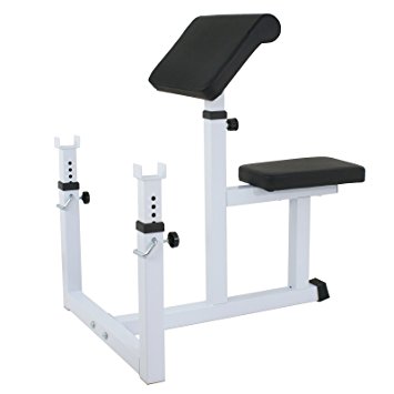 ZENY Fitness Preacher/Arm Curl Adjustable Weight Bench Attachment Dumbell Bicep