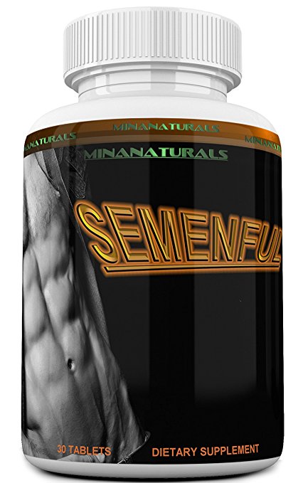 SEMENFUL Semen Volumizer. Male and Female Climax Enhancer. Cum Volume Enhancement. Semen Volume Increaser. 30 Tablets