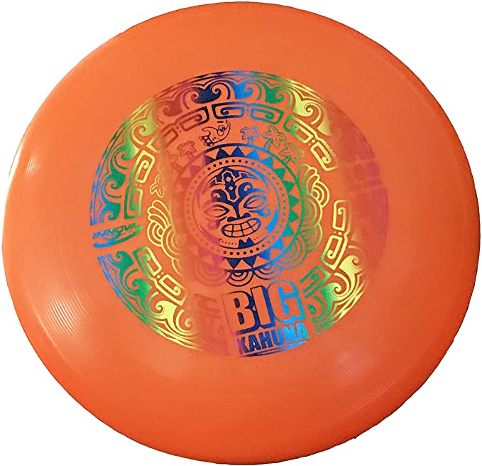 Innova Big Kahuna Heavyweight Ultimate Throw and Catch Disc Tiki Black - Stamp Color May Vary - 200 Gram Model