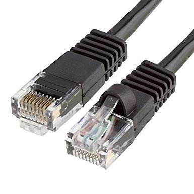 Importer520 CAT/5-100FT Cat5e Patch Ethernet Network Cable 100-Feet for Pc, Mac, Laptop, Router, Ps2, Ps3, PS4, Xbox,Xbox 360, Xbox One, Black