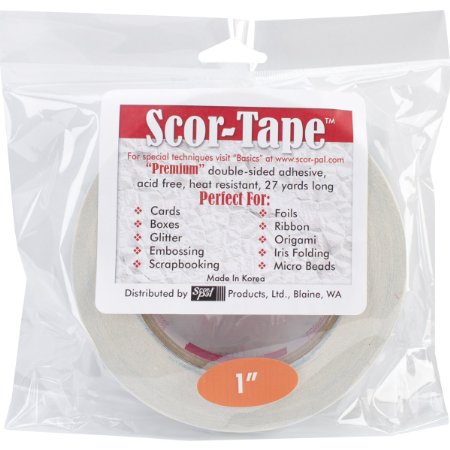 Scor-Pal Scor Tape, 1-Inch by 27-Yard