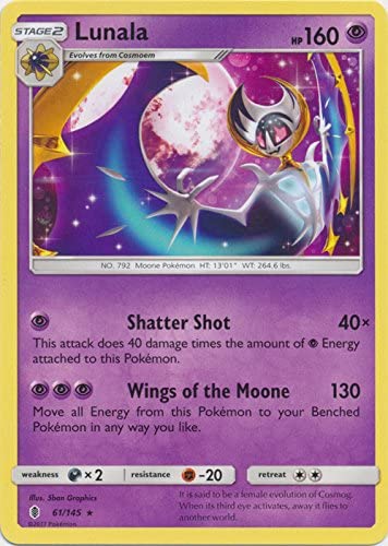 Lunala - 61/145 - Rare - Sun & Moon: Guardians Rising