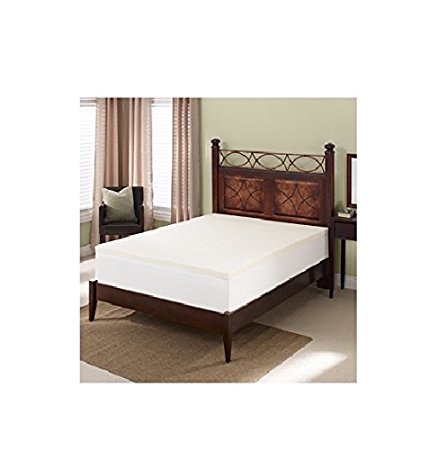 Serta Deluxe 2 Inch Memory Foam Mattress Topper, Size Full (MP12835)