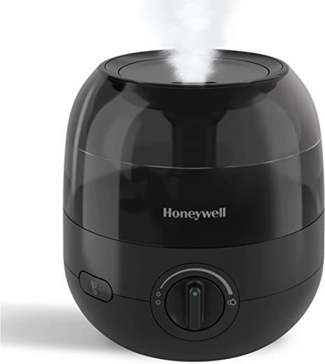 Honeywell Mini Cool Mist Humidifier, Black – Cool Mist Humidifier for Bedroom or Office