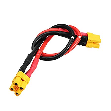 XT30 Connector Battery Parallel Charging Cable Branch Connector 14AWG 200mm