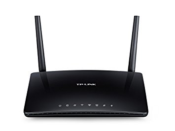 TP-LINK Archer D20 AC750 Wireless Dual Band ADSL2  Modem Router for Phone Line Connections - Black