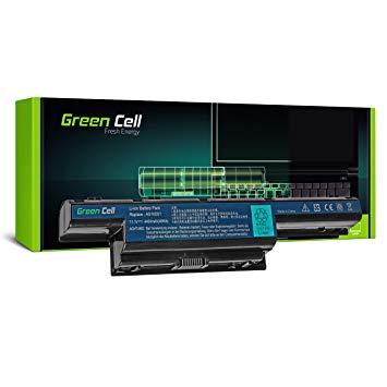 Green Cell® Standard Series AS10D31 AS10D3E AS10D41 AS10D51 AS10D61 AS10D71 AS10D73 AS10D75 AS10D81 Battery for Acer / eMachines / Packard Bell Laptop (6 Cells 4400mAh 11.1V Black)
