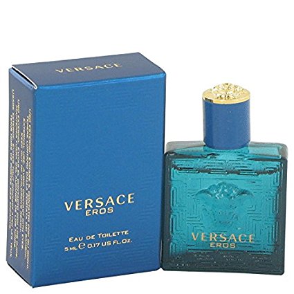 Versace Eros by Versace Men's Mini EDT .16 oz - 100% Authentic