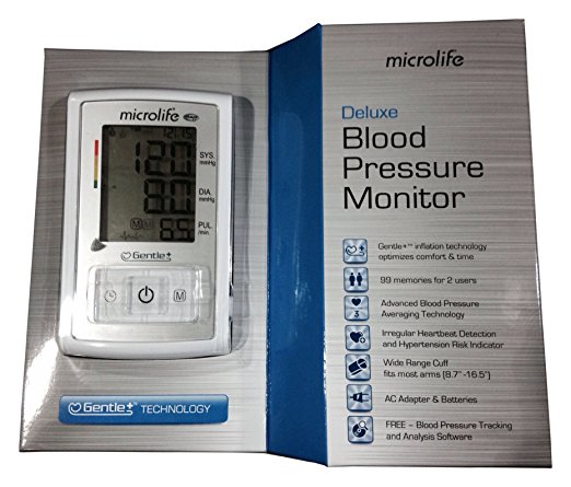 Microlife BP3GX1-5X Deluxe Arm Blood Pressure Monitor