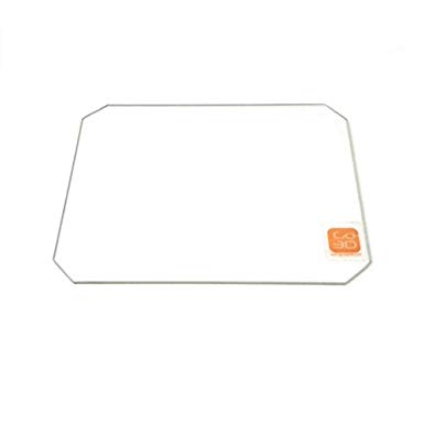 130mm x 160mm Borosilicate Glass Plate Bed Flat Polished Edge w/Corners Cut for Monoprice MP Select Mini 3D Print