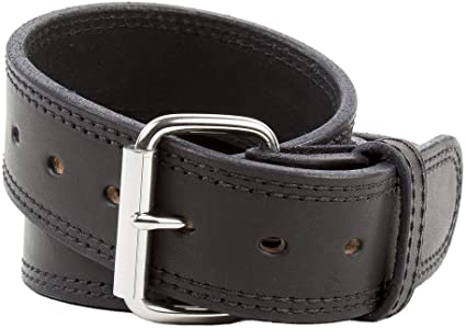 The Colossal Concealed Carry Leather Gun Belt - 1 3/4 in Duty Belt - Made in USA