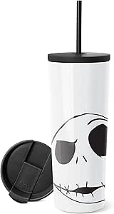 Simple Modern Disney Nightmare Before Christmas Insulated Tumbler Cup with Flip Lid and Straw Lid | Gifts for Women Men Reusable Stainless Steel Water Bottle Travel Mug | Classic Collection | 24oz