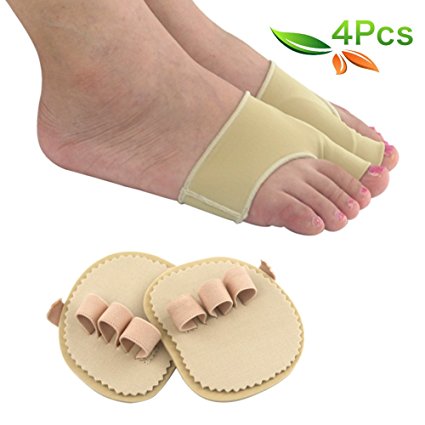 HLYOON H10 Feet Health Orthotic Device Kit Original Gel Pad Bunion Sleeves - 2 Booties for Bunion Relief ,Toe Straightener Prevent Overlapping Toes