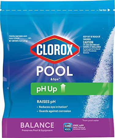 CLOROX Pool&Spa 12104CLX pH Up, 4 lb