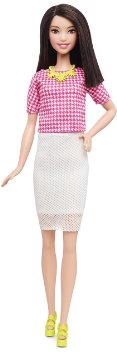 Barbie Fashionistas Doll 30 White and Pink Pizzazz - Tall