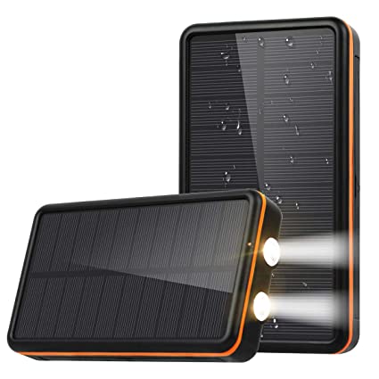 TKKOK Solar Charger, 26800mAh Fast Charging PD 18W Power Bank of Portable, Water-Resistant Solar Baterry