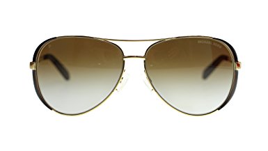 Michael Kors Chealsea Womens Sunglasses M5004 1014T5 Gold Aviator Polarized 59mm