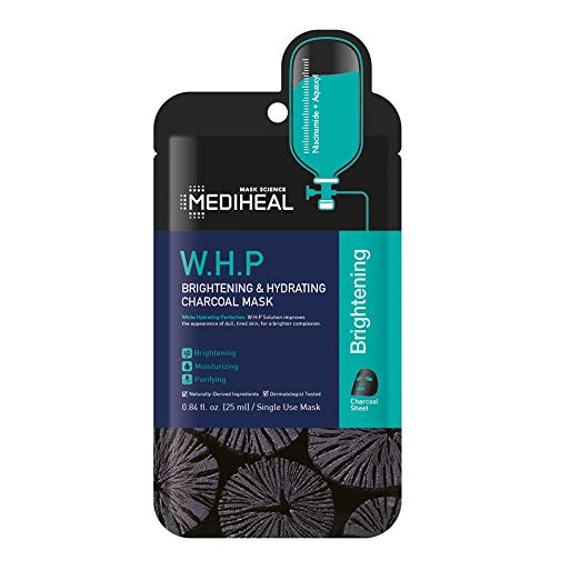 MEDIHEAL [US Exclusive Edition] - W.H.P Brightening & Hydrating Charcoal Mask (5 Masks)