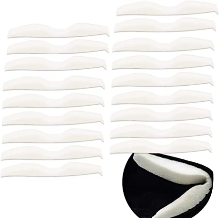 Microfiber Memory Foam Anti-Fog Nose Bridge Pads Set of 18PCS Self-Adhesive Protection Strip Seal Cushion for Mask