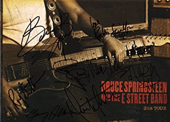 BRUCE SPRINGSTEEN & THE E STREET BAND signed tour program