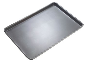 WearEver 68201 Commercial Nonstick Bakeware 17-Inch by 11-Inch Large Non-Stick Baking Sheet, Silver