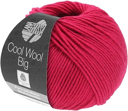 Lana Grossa Cool Wool Big, 990 Purple Red Yarn