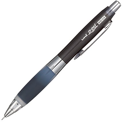 Mitsubishi Uni Alpha-Gel Shaker Mechanical Pencil 0.5mm Hard Grip, Black (M5618GG1P.24)
