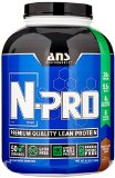 ANS Performance N-Pro Premium Quality Banned Substance Free Lean Protein Peanut Butter Chocolate Fusion 4 Pound 52 Servings
