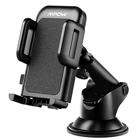 Mpow Phone Holder for Car, Universal Car Phone Mount, Adjustable Dashboard Cell Phone Mount Holder Cradle for iPhone X/8/7/6 Samsung Galaxy S7 edge/S8/a5 Note 9/8/LG g6 Google pixel/Nexus,GPS and More