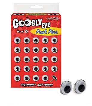 Accoutrements Googly Eyes Push Pins
