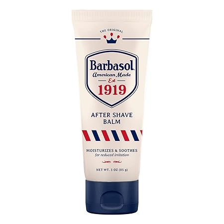 Barbasol After Shave Balm for Men, Soothes and Moisturizes Skin with Vitamin B and Distilled Witch Hazel, 3 OZ (Pack of 1)