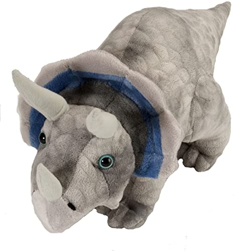 Wild Republic Triceratops Plush, Dinosaur Stuffed Animal, Plush Toy, Gifts for Kids, Dinosauria 15"