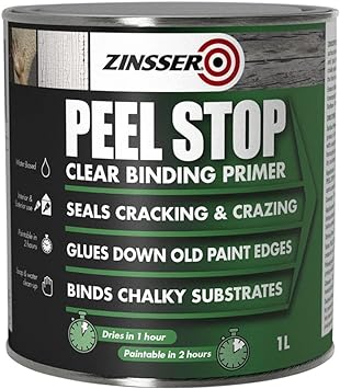 Zinsser Peel Stop Clear Binding Primer 1 Litre ZINPSP1L