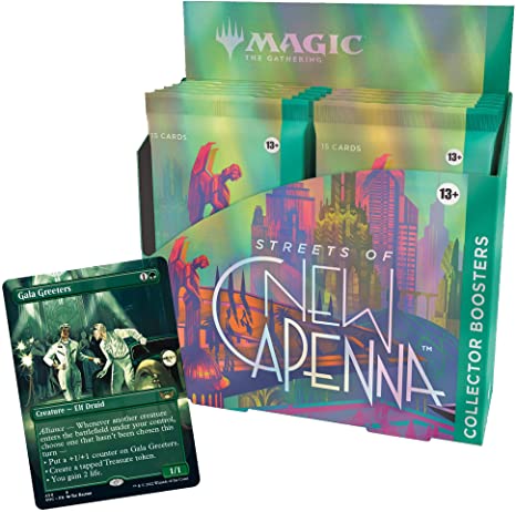 Magic: The Gathering Streets of New Capenna Collector Booster Box | 12 Packs   1 Box Topper (181 Magic Cards)