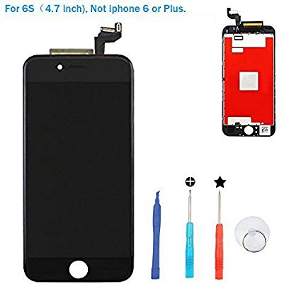 Replacement LCD Screen Digitizer with tools with 3D Touch for iphone6s screen 4.7 inch(black)