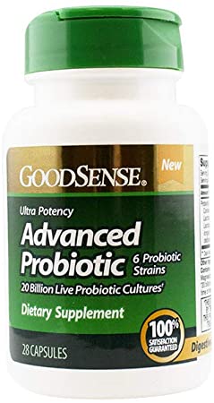 GoodSense Advanced Probiotic Capsules, Dietary Supplement, 20 Billion Live Probiotic Cultures, 28 Count