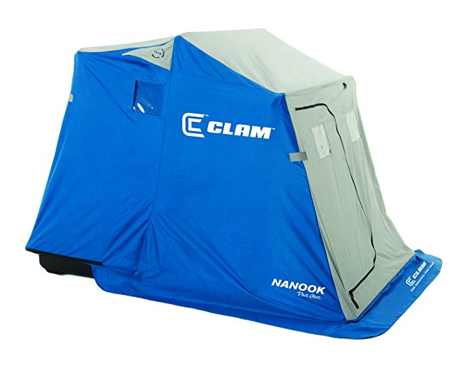 Clam 9714 Nanook 2-Person Ice Fishing Shelter with Padded Seats