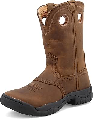 Twisted X Women's 9" All Around Work Boot - Versatile Women's Western Work Boots - Water Resistant Oiled Leather Shaft, Made for Barn Use