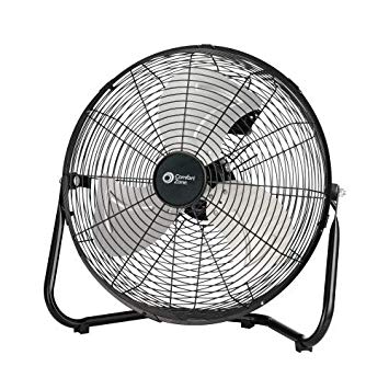Comfort Zone High Velocity Cradle Fan | 3 Speed, 12 Inch Fan with All Metal Construction